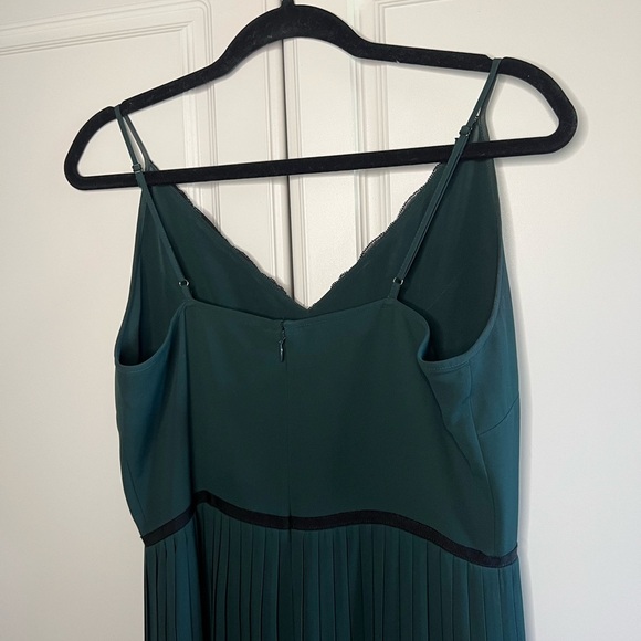J. Crew Pleated Lace Trim Dress - Picture 8 of 13